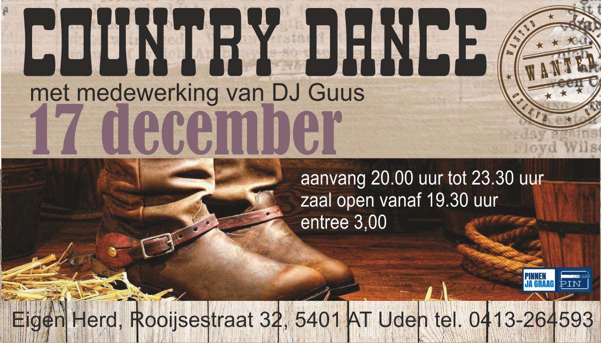 20221217-Country-dansen Country dance 17-12-2022 - Eigen Herd Uden