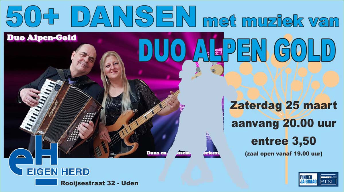 Dansavond 50+ 25-03-2023