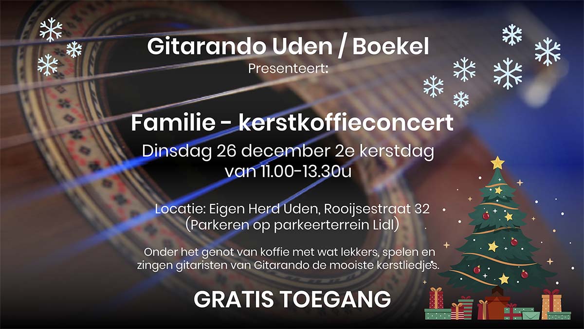 Kerstconcert Gitarando 26-12-23