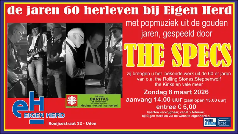 The Specs, de jaren 60 herleven bij Eigen Herd