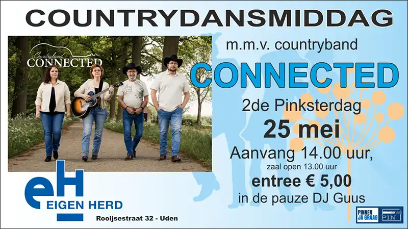 country dansmiddag met Connected