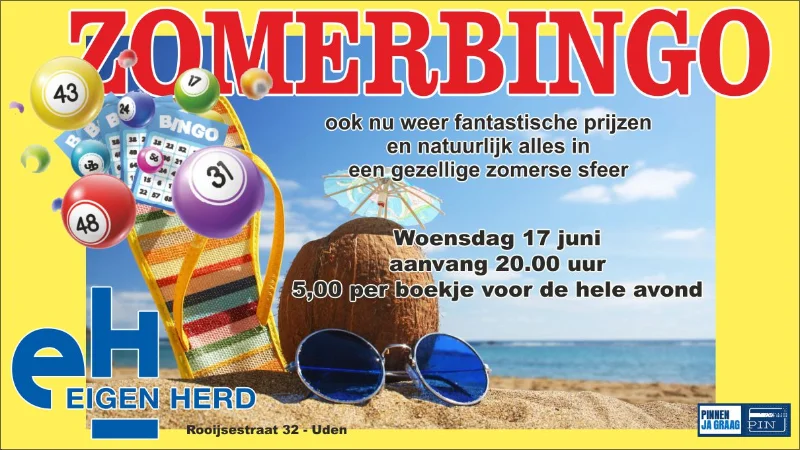 Zomerbingo 17-06-2026