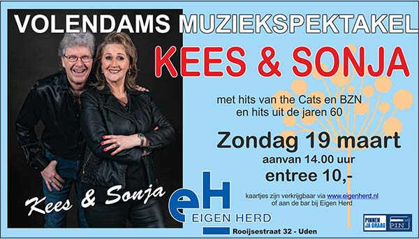 Volendams muziekspektakel Kees & Sonja