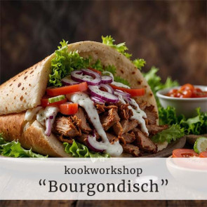 Kookworkshop<br><b>Bourgondisch</b><br>woensdag 14 januari 2026<br>aanvang 13:00 uur