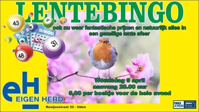 Lentebingo 9 april 2025