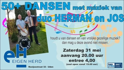 50 plus dansen met Herman en Jos