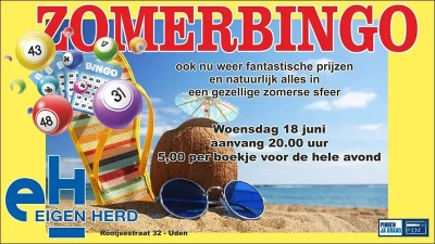 Zomerbingo 18 juni 2025
