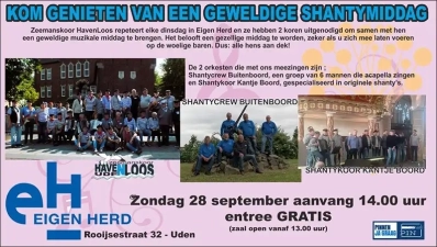 Shantymiddag 28 september 2025