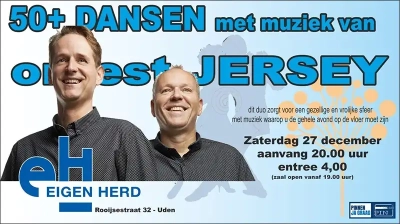 50 plus dansen met Orkest Jersey 27-12-25