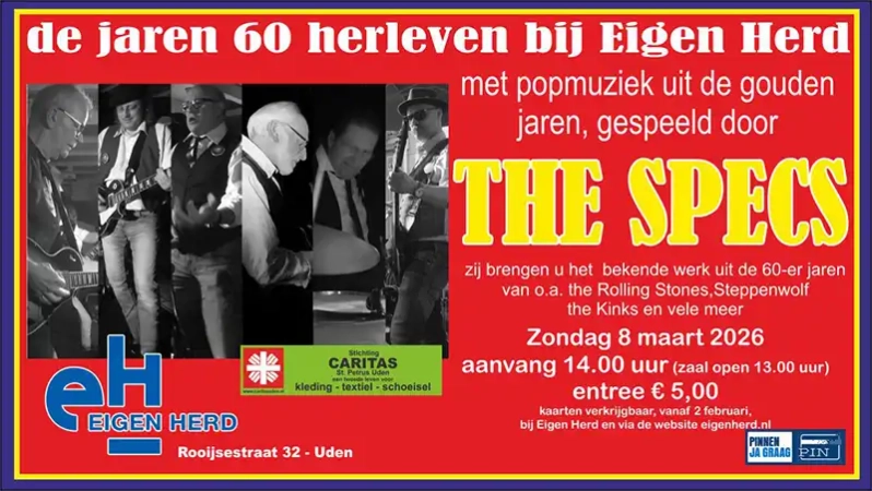 The Specs, de jaren 60 herleven bij Eigen Herd